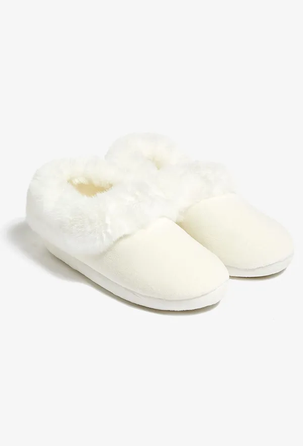 DUNKAN Fur lined slippers 6541371
