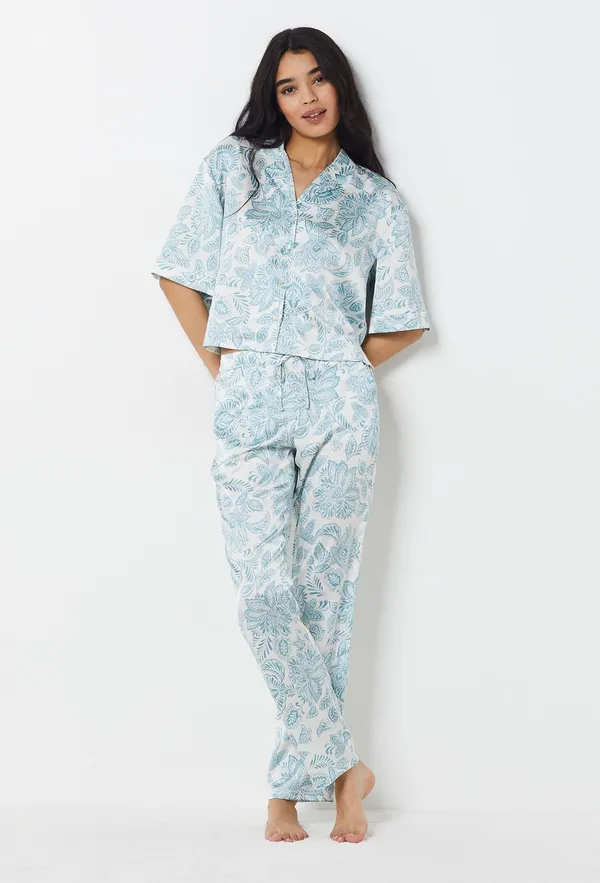 LISA Floral print pajama pants 6544347
