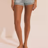 MILKY Silk Pajama Shorts With Lace Details 6515191
