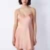 MILKY Silk nightdress with lace details 6515345