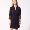Lace trimmed negligee - LIDDY - Etam
