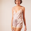 Printed lace-trimmed pyjama shorts - BROOKLIN - PINK - Etam