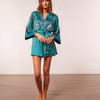 GLYCINE Satin printed kimono