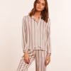 GLENN Mao collar pajama shirt