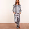 OUZNA Striped pajama shirt