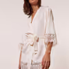 SKY Robe with lace details