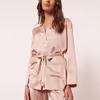 LOUNGE Knotted pajama shirt