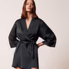 DESTINEE Dressing gown with lace back details
