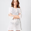SOFYA Openwork beach tunic