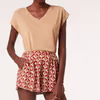 YENA Print sleep shorts