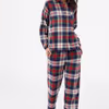 EDA100% organic cotton tartan sleep shirt-6537119