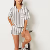 Striped pajama shirt-6540664