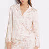 HARMONYFloral print button-down long sleeve pajama shirt 6543596