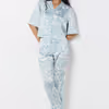 LISA Floral print pajama pants 6544347