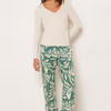 AERRIPalm tree print straight cut pajama pants 6544613