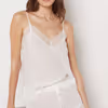 ETERNITE Fine straps camisole with lace details