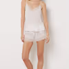 ETERNITE Pyjama shorts with lace detail