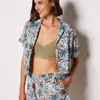 SOFI SPEShort-sleeved pyjama shirt with palm print 6547084