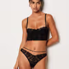 AUDACIEUSE Tanga tulle and lace 6547103