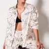 MAIME Pyjama shirt with leopard print.