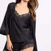 DESIRE Satin Robe with Lace Details 6550814