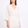 DESIRE Satin robe with lace details 6550814