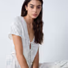 REESE Short-sleeved shirt with floral patterns and bows 6551437