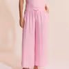 Wide-Leg Satin Pajama Pants 6551443