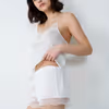 PROMISE - Satin pyjama short with lace details 6552390