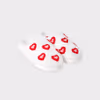 PAISHA Faux-fur heart-pattern slippers 6555909