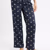 HAILEY - Satin pajama pants with dog print 6556913