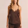 DESIRE Satin Camisole With Lace Details 6557134