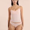 PURE SOFT LACE Microfiber And Lace Camisole With Built-In Bra 6557669
