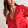 MON CŒUR - Satin pajama top with polka dots 6558185