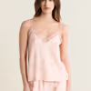 PLUMIA Satin Camisole with Motifs 6558218
