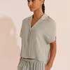 OSELIA Striped Pajama Shirt 6558638