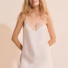 NAEVA Satin Pyjama Nightdress with Lace Detail 6558650