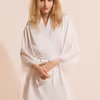 NAEVA Satin Pajama Robe With Lace Detail 6558651
