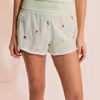 BRISA Cotton Pajama Shorts With Fruit Patterns 6558732