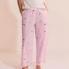 BRISA Plaid Pants With Fruit Patterns 6558800