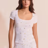 RIVES Gauze T-Shirt With Fruit Patterns 6558895