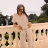 BAYLA Pajama Pants with Croissant Print 6560083
