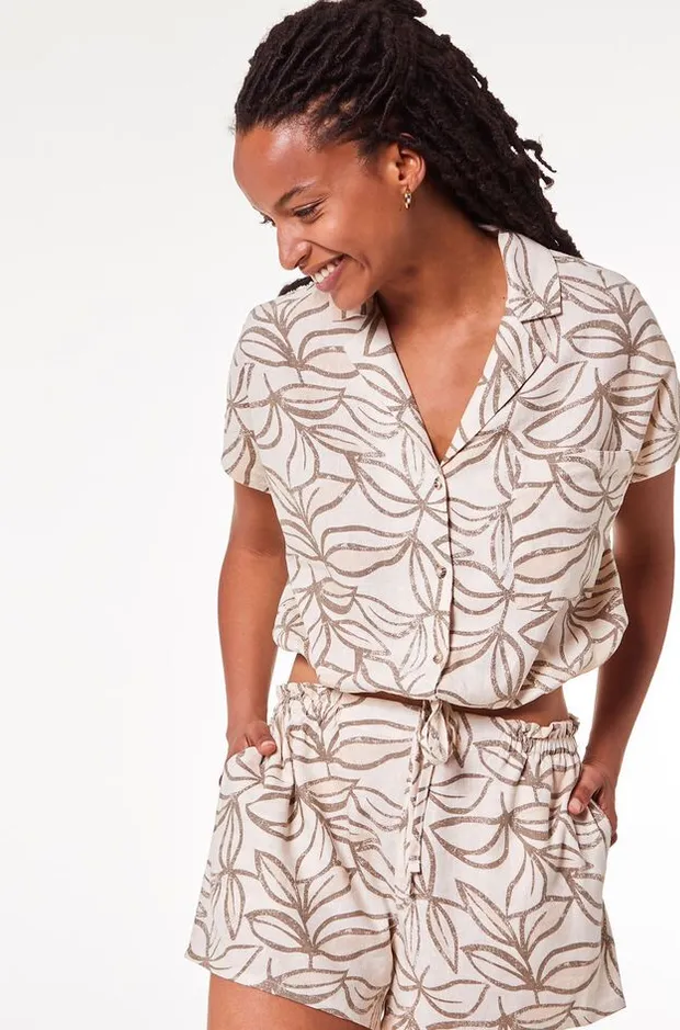 RYMEL Print sleep shirt