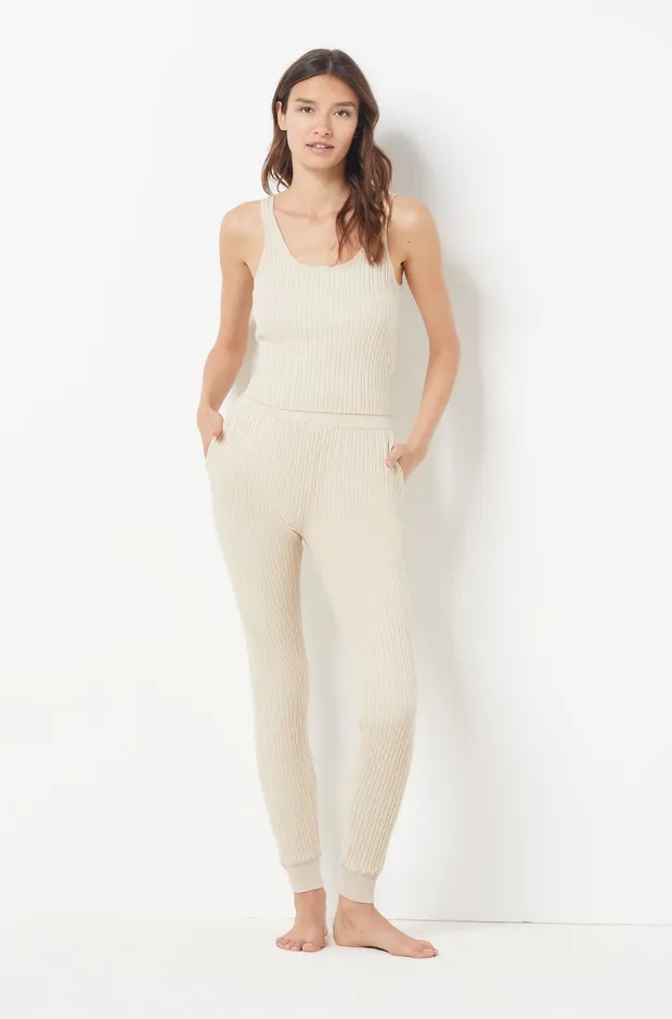 DILANA Tight bottom pajama pants 6541357