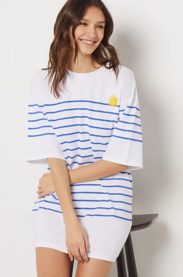 GWENN Striped nightdress