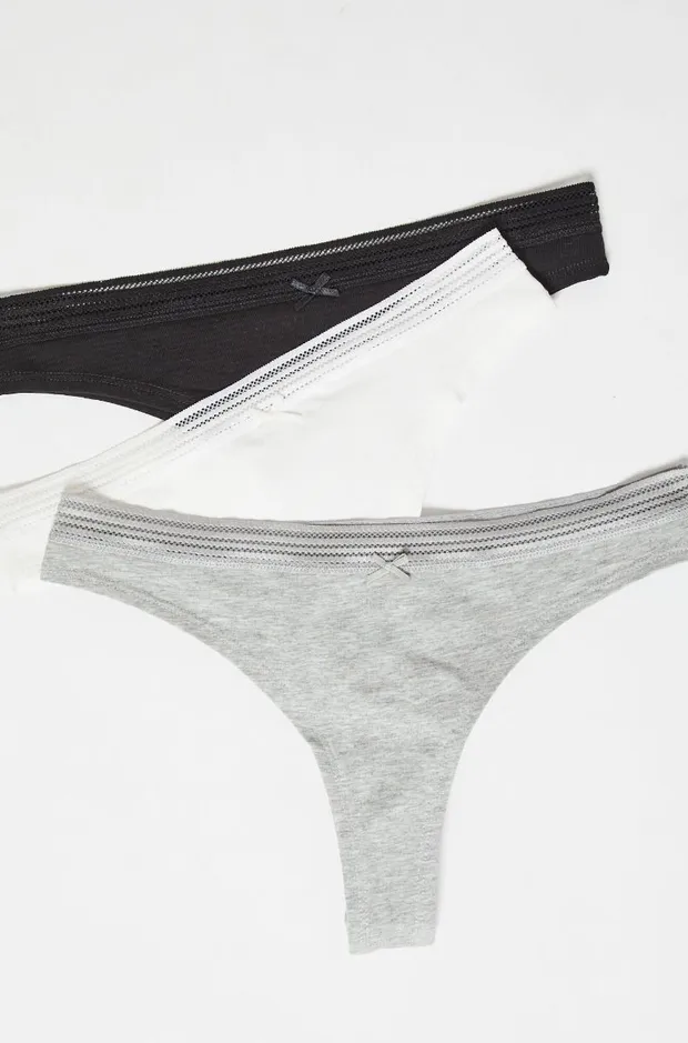 Pack of 3 Thongs