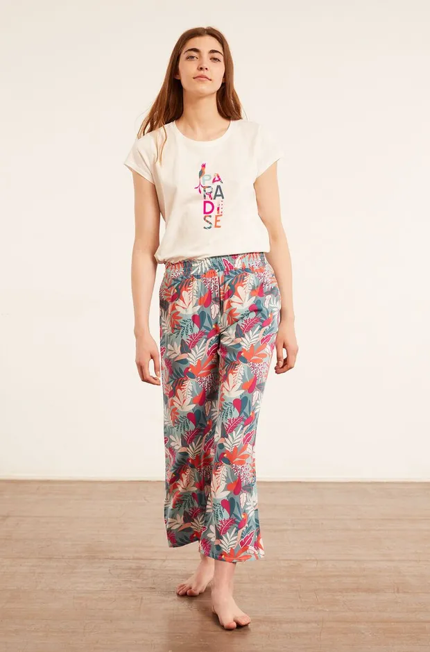 Printed pajama pants - BELEN - MULTICOLOR - Etam