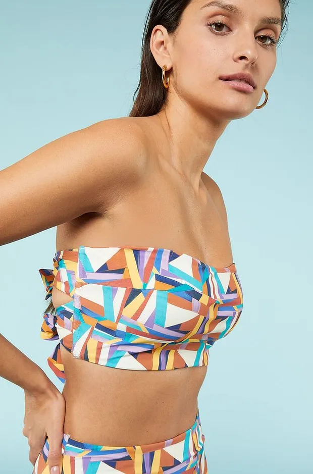 MONIQUE Bandeau bikini top