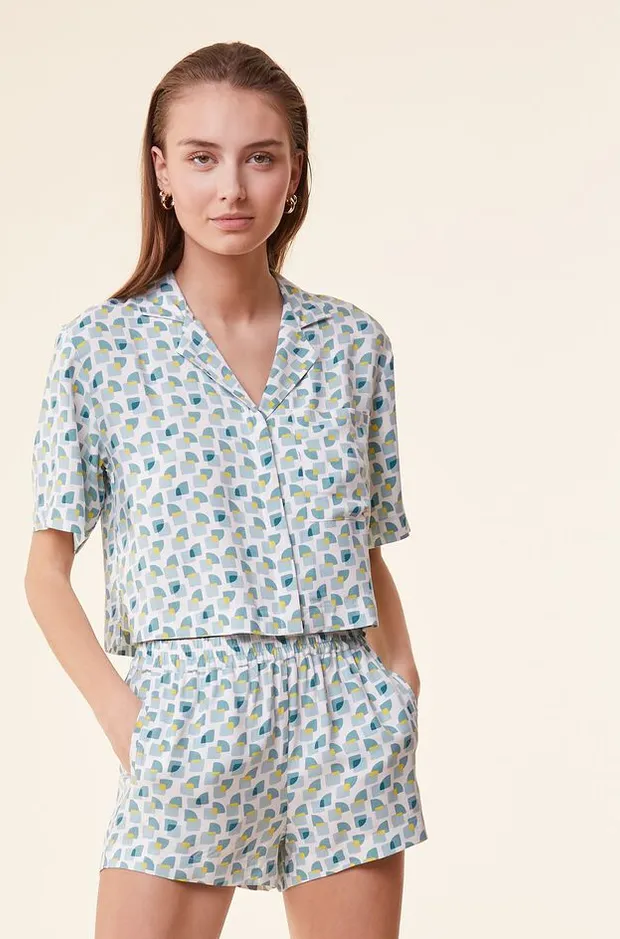 JANNIE Printed pajama short