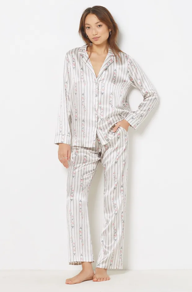 TIGE Floral print pajama pants 6543644